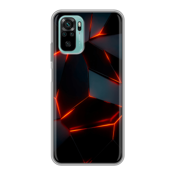 Силиконовый чехол на Xiaomi RedMi Note 10 с принтом Яркие абстракции Силиконовый чехол на Xiaomi RedMi Note 10 с принтом Яркие абстракции