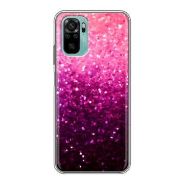 Силиконовый чехол на Xiaomi RedMi Note 10 с принтом Блестки Силиконовый чехол на Xiaomi RedMi Note 10 с принтом Блестки