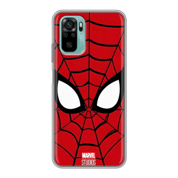 Силиконовый чехол на Xiaomi RedMi Note 10 с принтом человек паук spiderman Силиконовый чехол на Xiaomi RedMi Note 10 с принтом человек паук spiderman