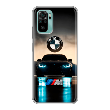 Силиконовый чехол на Xiaomi RedMi Note 10 с принтом БМВ BMW