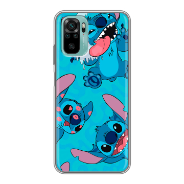 Силиконовый чехол на Xiaomi RedMi Note 10 с принтом Лило и Стич Силиконовый чехол на Xiaomi RedMi Note 10 с принтом Лило и Стич