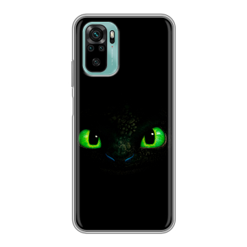 Силиконовый чехол на Xiaomi RedMi Note 10 с принтом Как приручить дракона Силиконовый чехол на Xiaomi RedMi Note 10 с принтом Как приручить дракона