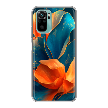 Силиконовый чехол на Xiaomi RedMi Note 10 с принтом Цветы Силиконовый чехол на Xiaomi RedMi Note 10 с принтом Цветы