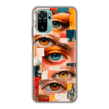 Силиконовый чехол на Xiaomi RedMi Note 10 с принтом Модный принт Силиконовый чехол на Xiaomi RedMi Note 10 с принтом Модный принт