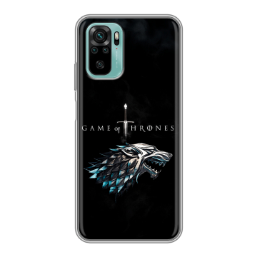 Силиконовый чехол на Xiaomi RedMi Note 10 с принтом Игра Престолов Game Thrones Силиконовый чехол на Xiaomi RedMi Note 10 с принтом Игра Престолов Game Thrones
