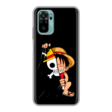 Силиконовый чехол на Xiaomi RedMi Note 10 с принтом One Piece Ван Пис Силиконовый чехол на Xiaomi RedMi Note 10 с принтом One Piece Ван Пис