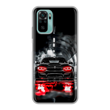 Силиконовый чехол на Xiaomi RedMi Note 10 с принтом BMW БМВ