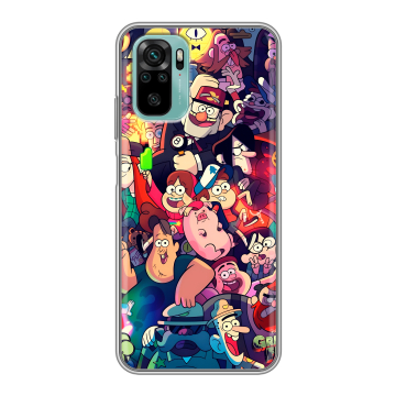 Силиконовый чехол на Xiaomi RedMi Note 10 с принтом Gravity Falls Гравити Фолз Силиконовый чехол на Xiaomi RedMi Note 10 с принтом Gravity Falls Гравити Фолз