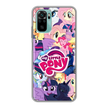 Силиконовый чехол на Xiaomi RedMi Note 10 с принтом My little pony Дружба чудо Силиконовый чехол на Xiaomi RedMi Note 10 с принтом My little pony Дружба чудо