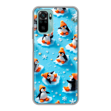 Силиконовый чехол на Xiaomi RedMi Note 10 с принтом Новый год Силиконовый чехол на Xiaomi RedMi Note 10 с принтом Новый год