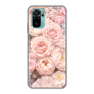 Силиконовый чехол на Xiaomi RedMi Note 10 с принтом женский