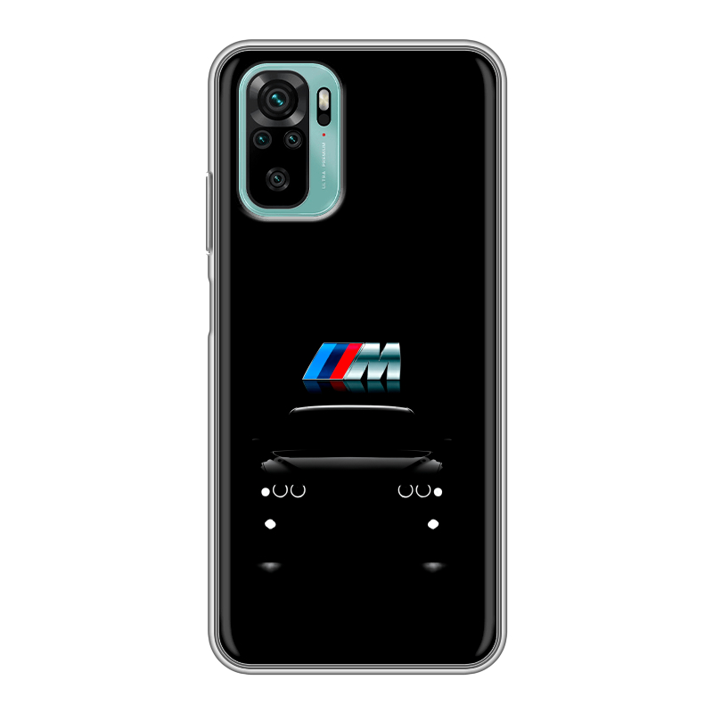 Силиконовый противоударный чехол на Xiaomi RedMi Note 10 с принтом БМВ BMW Силиконовый противоударный чехол на Xiaomi RedMi Note 10 с принтом БМВ BMW