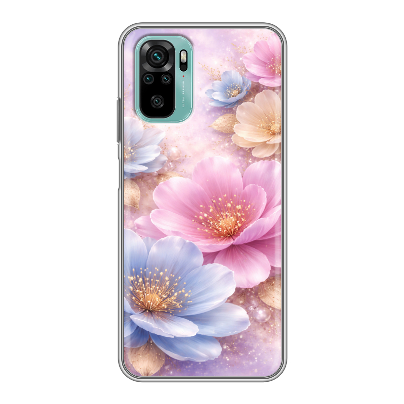 Силиконовый чехол на Xiaomi RedMi Note 10 с принтом женский Силиконовый чехол на Xiaomi RedMi Note 10 с принтом женский