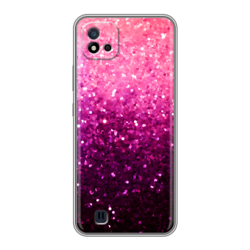 Силиконовый чехол на Realme C20 с принтом Блестки Силиконовый чехол на Realme C20 с принтом Блестки