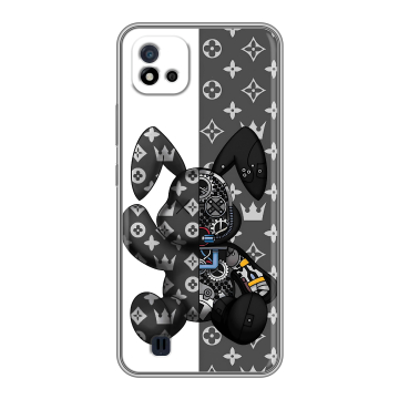 Силиконовый чехол на Realme C20 с принтом Луи робот Силиконовый чехол на Realme C20 с принтом Луи робот