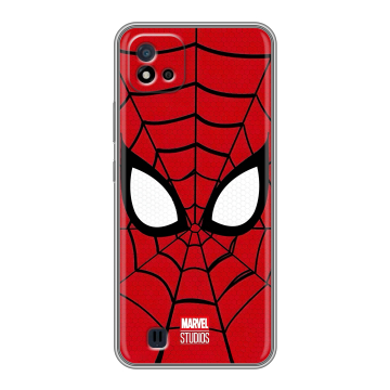 Силиконовый чехол на Realme C20 с принтом человек паук spiderman Силиконовый чехол на Realme C20 с принтом человек паук spiderman