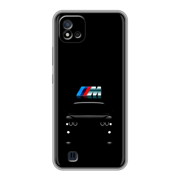Силиконовый чехол на Realme C20 с принтом БМВ BMW Силиконовый чехол на Realme C20 с принтом БМВ BMW