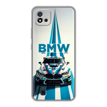 Силиконовый чехол на Realme C20 с принтом БМВ BMW