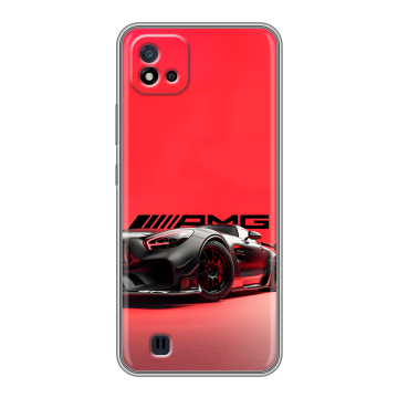Силиконовый чехол на Realme C20 с принтом Мерседес Mercedes AMG Силиконовый чехол на Realme C20 с принтом Мерседес Mercedes AMG