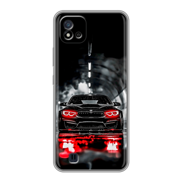 Силиконовый чехол на Realme C20 с принтом BMW БМВ Силиконовый чехол на Realme C20 с принтом BMW БМВ