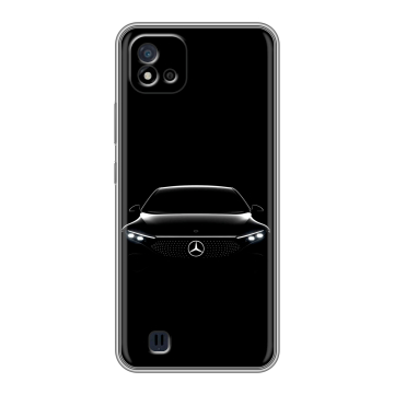 Силиконовый чехол на Realme C20 с принтом Mercedes Мерседес