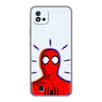 Силиконовый чехол на Realme C20 с принтом Spiderman Человек паук Силиконовый чехол на Realme C20 с принтом Spiderman Человек паук