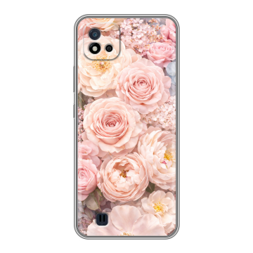 Силиконовый чехол на Realme C20 с принтом женский