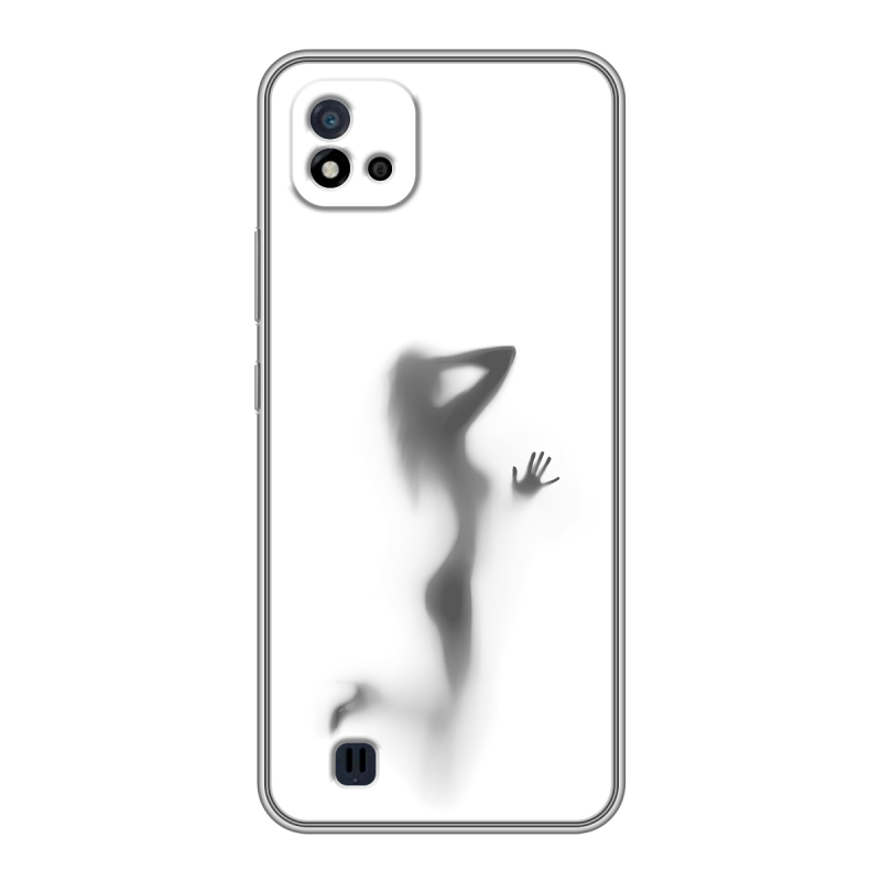 Силиконовый чехол на Realme C20 с принтом Силуэт Силиконовый чехол на Realme C20 с принтом Силуэт