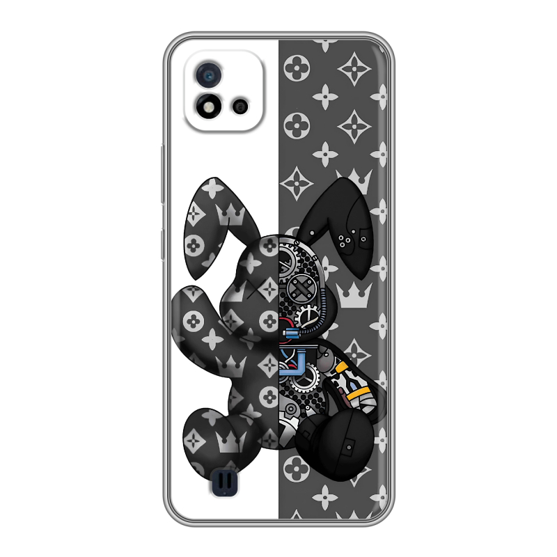 Силиконовый чехол на Realme C20 с принтом Луи робот Силиконовый чехол на Realme C20 с принтом Луи робот