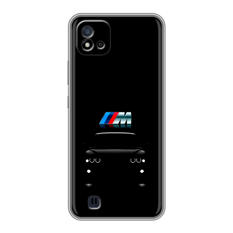 Силиконовый чехол на Realme C20 с принтом БМВ BMW Силиконовый чехол на Realme C20 с принтом БМВ BMW