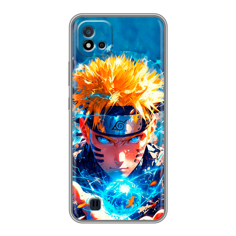 Силиконовый чехол на Realme C20 с принтом Аниме Наруто Naruto Силиконовый чехол на Realme C20 с принтом Аниме Наруто Naruto