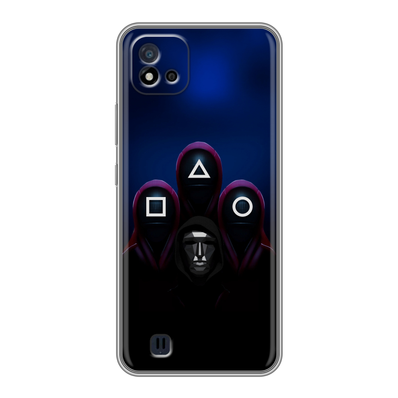 Силиконовый чехол на Realme C20 с принтом Игра Кальмара Силиконовый чехол на Realme C20 с принтом Игра Кальмара