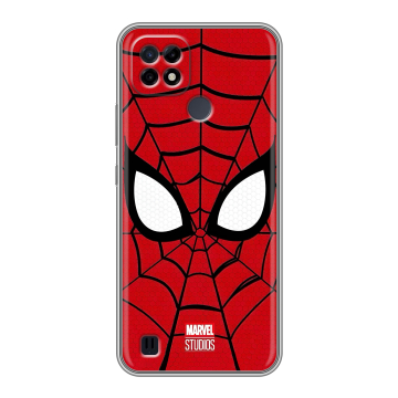 Силиконовый чехол на Realme C21 с принтом человек паук spiderman Силиконовый чехол на Realme C21 с принтом человек паук spiderman
