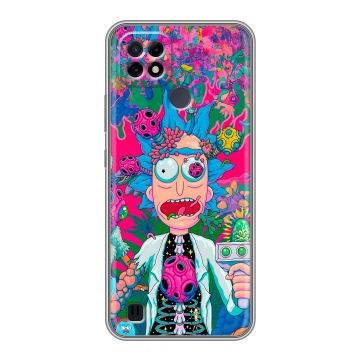 Силиконовый чехол на Realme C21 с принтом Рик и Морти Rick Morty Силиконовый чехол на Realme C21 с принтом Рик и Морти Rick Morty