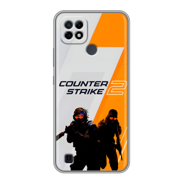 Силиконовый чехол на Realme C21 с принтом Counter Strike Силиконовый чехол на Realme C21 с принтом Counter Strike