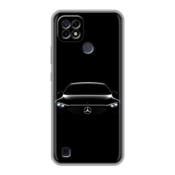 Силиконовый чехол на Realme C21 с принтом Mercedes Мерседес Силиконовый чехол на Realme C21 с принтом Mercedes Мерседес