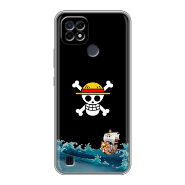 Силиконовый чехол на Realme C21 с принтом One Piece Ван Пис