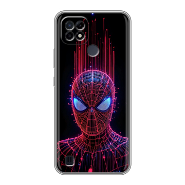 Силиконовый чехол на Realme C21 с принтом Spiderman Человек паук Силиконовый чехол на Realme C21 с принтом Spiderman Человек паук