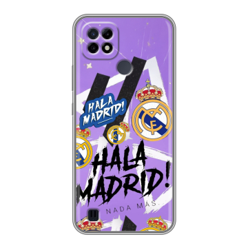 Силиконовый чехол на Realme C21 с принтом Real Madrid Реал Мадрид