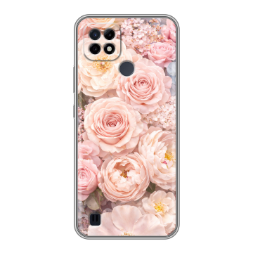Силиконовый чехол на Realme C21 с принтом женский Силиконовый чехол на Realme C21 с принтом женский