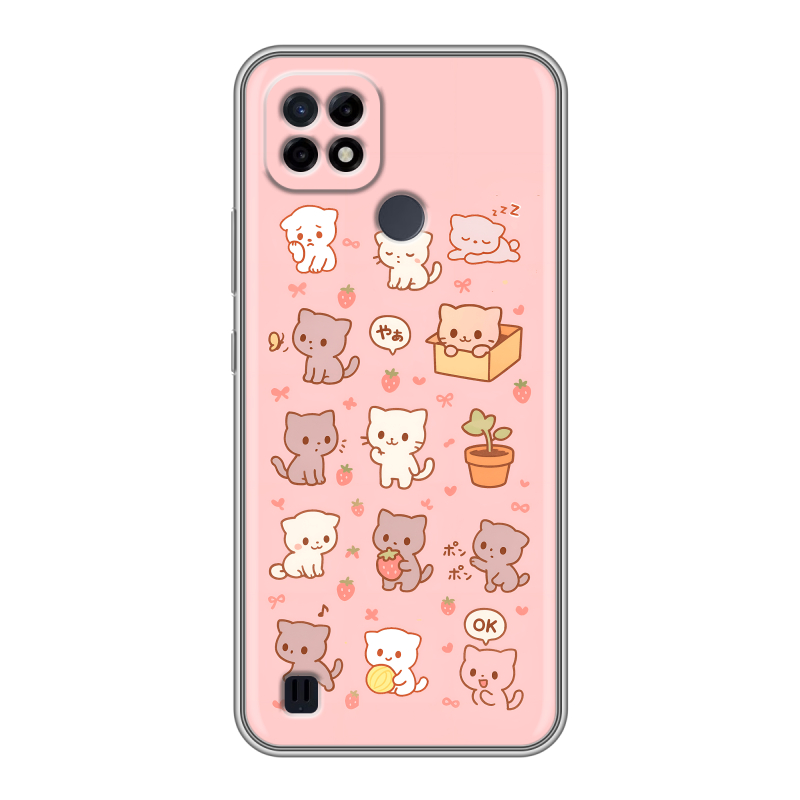 Силиконовый чехол на Realme C21 с принтом Hello Kitty Хелоу Кити Силиконовый чехол на Realme C21 с принтом Hello Kitty Хелоу Кити