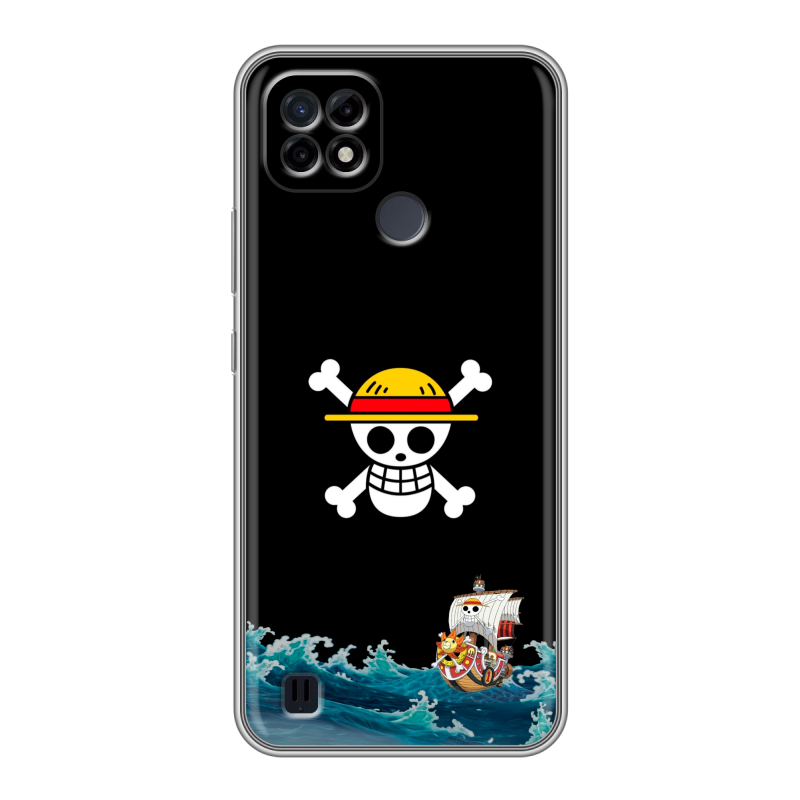 Силиконовый чехол на Realme C21 с принтом One Piece Ван Пис Силиконовый чехол на Realme C21 с принтом One Piece Ван Пис