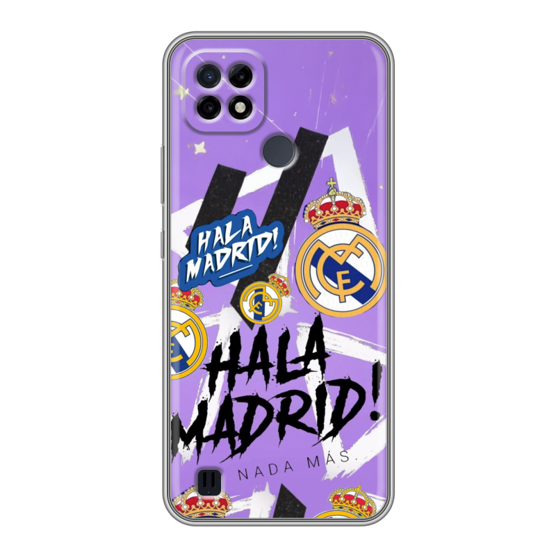 Силиконовый чехол на Realme C21 с принтом Real Madrid Реал Мадрид Силиконовый чехол на Realme C21 с принтом Real Madrid Реал Мадрид