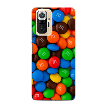 Силиконовый чехол на Xiaomi RedMi Note 10 Pro с принтом Конфеты Силиконовый чехол на Xiaomi RedMi Note 10 Pro с принтом Конфеты