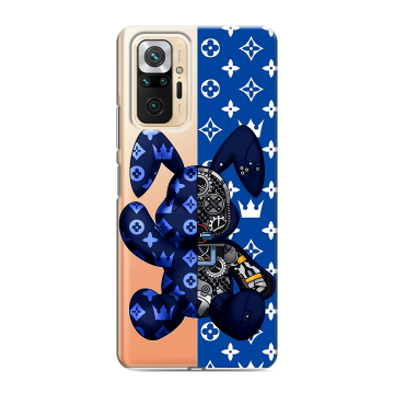 Силиконовый чехол на Xiaomi RedMi Note 10 Pro с принтом Луи робот Силиконовый чехол на Xiaomi RedMi Note 10 Pro с принтом Луи робот