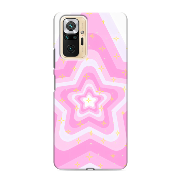 Силиконовый чехол на Xiaomi RedMi Note 10 Pro с принтом Сердечки Силиконовый чехол на Xiaomi RedMi Note 10 Pro с принтом Сердечки