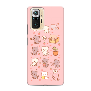 Силиконовый чехол на Xiaomi RedMi Note 10 Pro с принтом Hello Kitty Хелоу Кити Силиконовый чехол на Xiaomi RedMi Note 10 Pro с принтом Hello Kitty Хелоу Кити