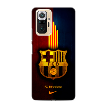 Силиконовый чехол на Xiaomi RedMi Note 10 Pro с принтом Барселона Barcelona Силиконовый чехол на Xiaomi RedMi Note 10 Pro с принтом Барселона Barcelona