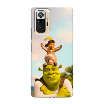 Силиконовый чехол на Xiaomi RedMi Note 10 Pro с принтом Шрек Shrek Силиконовый чехол на Xiaomi RedMi Note 10 Pro с принтом Шрек Shrek
