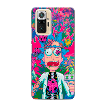 Силиконовый чехол на Xiaomi RedMi Note 10 Pro с принтом Рик и Морти Rick Morty Силиконовый чехол на Xiaomi RedMi Note 10 Pro с принтом Рик и Морти Rick Morty